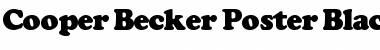Download Cooper Becker Poster Black Regular Font Title Preview