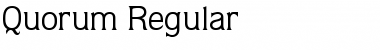 Download Quorum Font