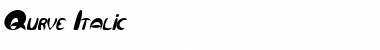 Download Qurve Italic Font Title Preview