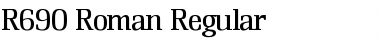 Download R690-Roman Regular Font