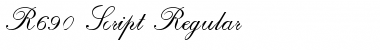 Download R690-Script Regular Font