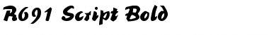 Download R691-Script Bold Font