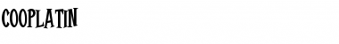 Download CoopLatin Medium Font Title Preview