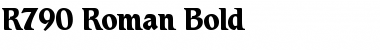 Download R790-Roman Bold Font