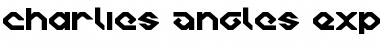 Download Charlie's Angles Expanded Expanded Font Title Preview