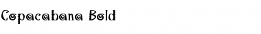 Download Copacabana Bold Font Title Preview