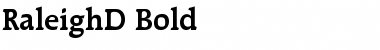 Download RaleighD Font