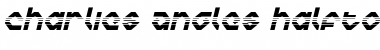 Download Charlie's Angles Halftone Italic Italic Font Title Preview