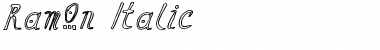 Download Ramon Italic Font Title Preview