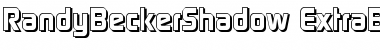 Download RandyBeckerShadow-ExtraBold Regular Font Title Preview