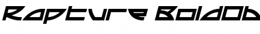 Download Rapture BoldOblique Font Title Preview