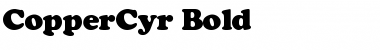 Download CopperCyr Bold Font Title Preview