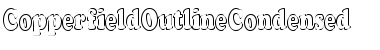 Download CopperfieldOutlineCondensed Regular Font Title Preview