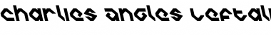 Download Charlie's Angles Leftalic Italic Font Title Preview