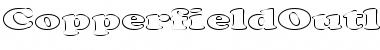Download CopperfieldOutlineExtended Regular Font Title Preview