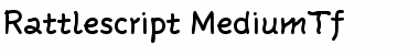 Download Rattlescript-MediumTf Regular Font Title Preview