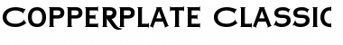 Download Copperplate Classic Plain Plus Regular Font Title Preview