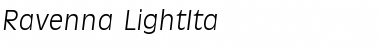 Download Ravenna-LightIta Regular Font Title Preview