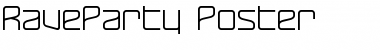 Download RaveParty Poster Regular Font Title Preview