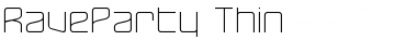 Download RaveParty Thin Regular Font Title Preview
