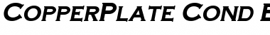 Download CopperPlate-Cond Bold-Italic Font Title Preview