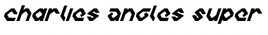 Download Charlie's Angles Super-Italic Italic Font Title Preview