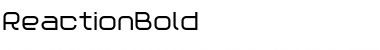 Download Reaction Regular Font Title Preview