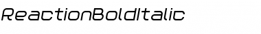 Download Reaction Regular Font Title Preview