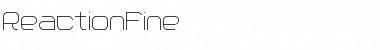 Download Reaction Regular Font Title Preview