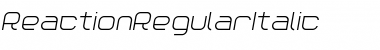 Download Reaction Italic Font Title Preview