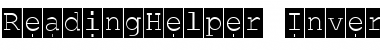 Download ReadingHelper Invers Font Title Preview