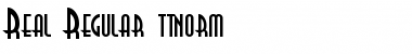 Download Real Regular Font Title Preview