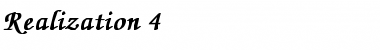 Download Realization 4 Bold Font Title Preview