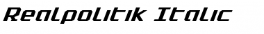 Download Realpolitik Italic Italic Font Title Preview