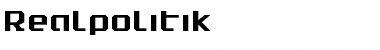 Download Realpolitik Regular Font Title Preview