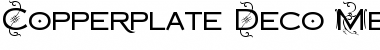 Download Copperplate Deco Medium Sans Regular Font Title Preview
