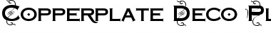 Download Copperplate Deco Plain Regular Font Title Preview