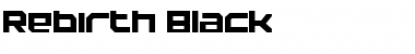 Download Rebirth Black Font Title Preview