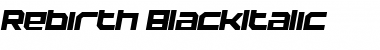 Download Rebirth Black Font Title Preview