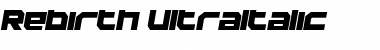 Download Rebirth Ultra Font Title Preview