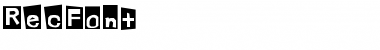 Download RecFont Regular Font Title Preview