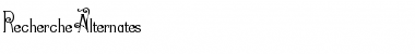 Download Recherche Alternates Regular Font Title Preview