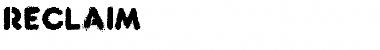 Download Reclaim Regular Font Title Preview