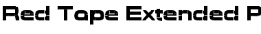 Download Red Tape Extended Regular Font Title Preview