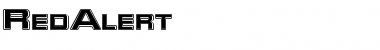 Download RedAlert Regular Font Title Preview
