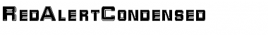 Download RedAlertCondensed Regular Font Title Preview