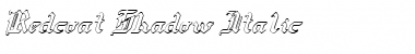 Download Redcoat Shadow Italic Italic Font Title Preview