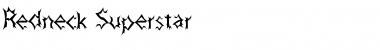 Download Redneck Superstar Regular Font Title Preview