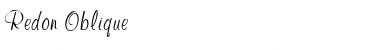Download Redon Oblique Font Title Preview