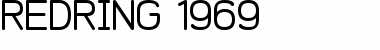 Download REDRING 1969 Regular Font